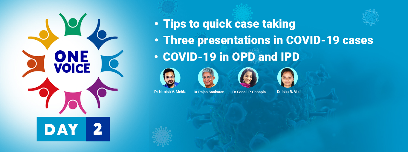 One Voice: Webinar Series on COVID-19 - Day 2