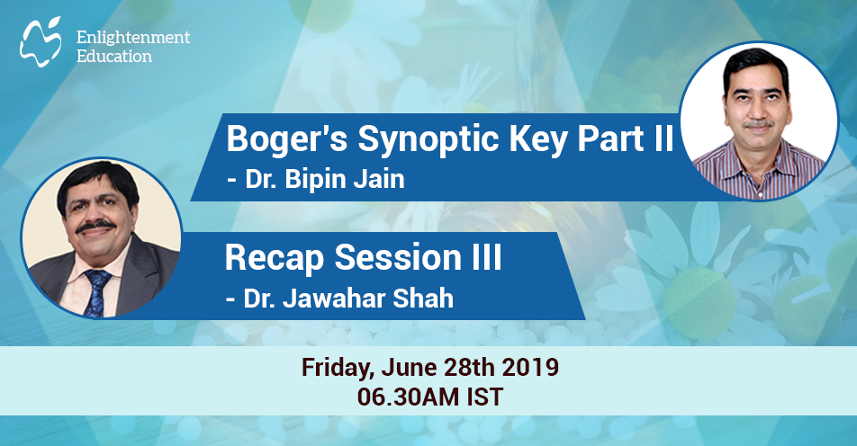 Bonus Recap Session 3 & Boger's Synoptic Key Part 2