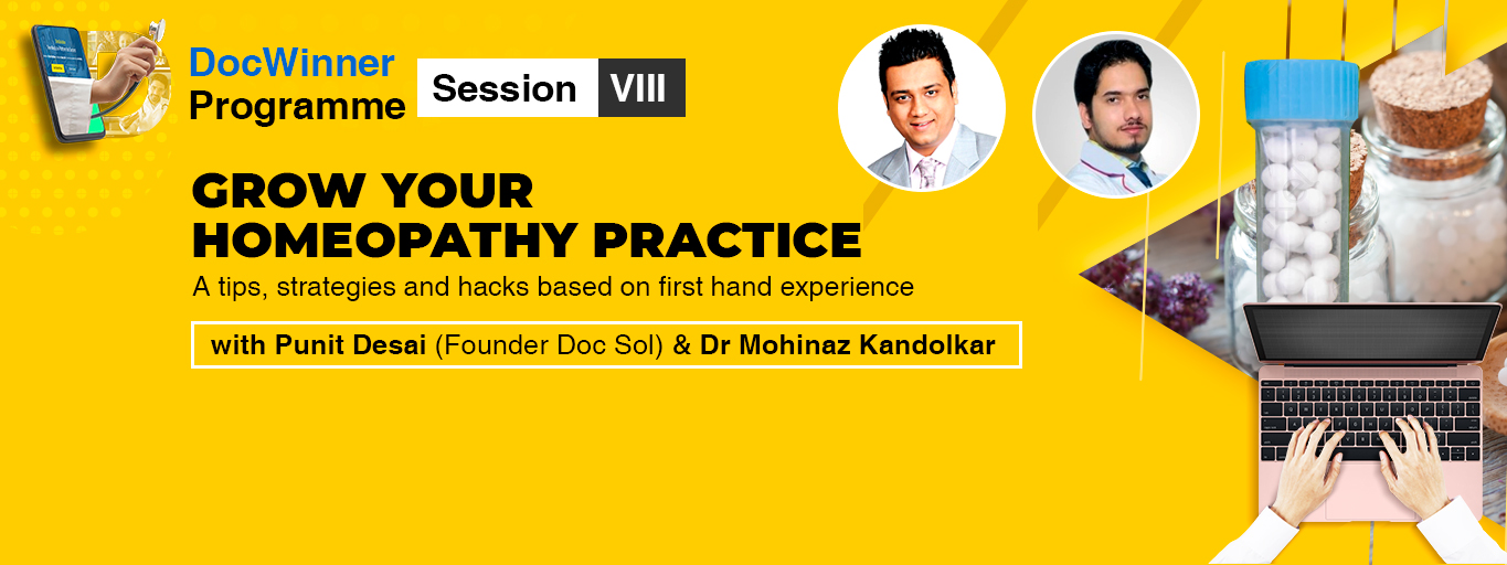 DocWinner Programme Session 8: Grow your Homeopathy Practice
