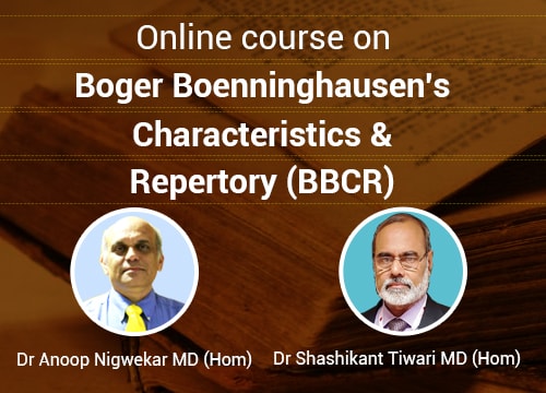 Boger Boenninghausen’s Characteristics and Repertory(BBCR)