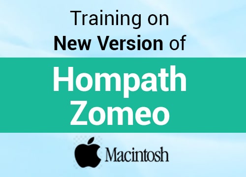 Hompath Zomeo New Version 13.2 Training- Macintosh