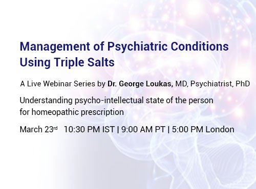 Management Of Psychiatric Conditions Using Triple Salts