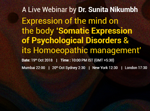 Somatic Expression of Psychological Disorders & its Homeopathic Management