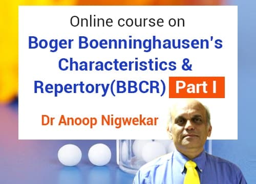 Boger Boenninghausen's characteristics and repertory - Part I