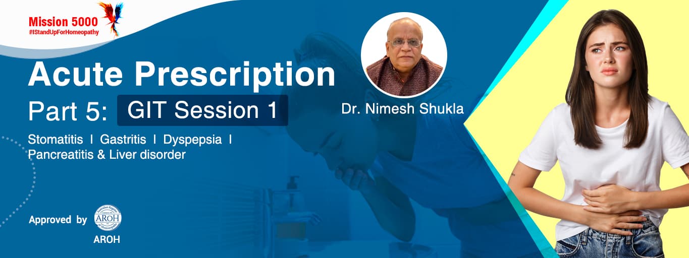 Acute Prescription Part 5: GIT Session 1
