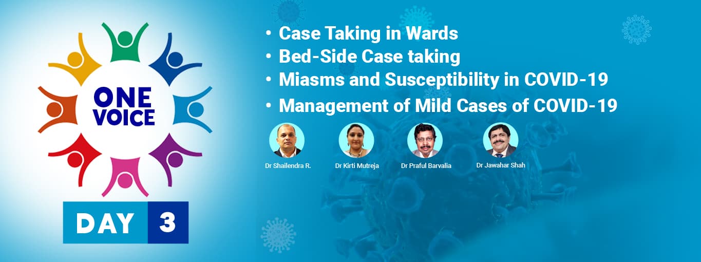 One Voice: Webinar Series on COVID-19 - Day 3