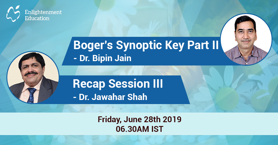 Bonus Recap Session 3 & Boger’s Synoptic Key Part 2