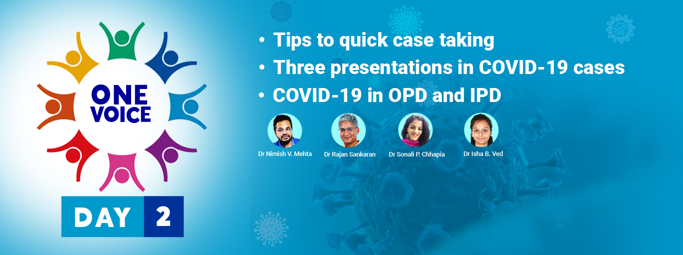 One Voice: Webinar Series on COVID-19 – Day 2