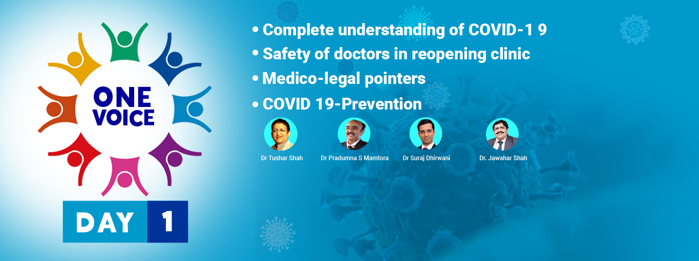 One Voice: Webinar Series on COVID-19 – Day 1