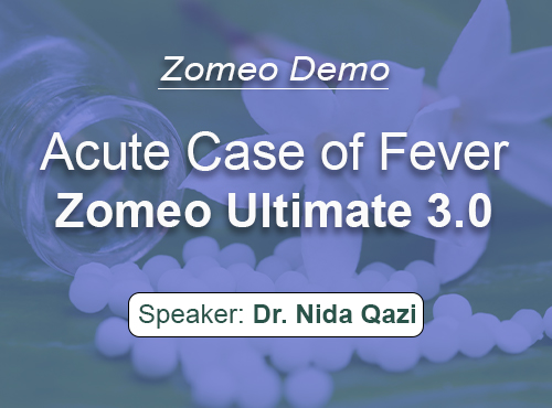 Acute Case of Fever – Zomeo Ultimate 3.0